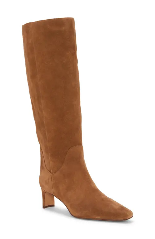 Vince Camuto Avriah Knee High Boot in Reishi Brown at Nordstrom, Size 8.5 Regular Calf | Nordstrom