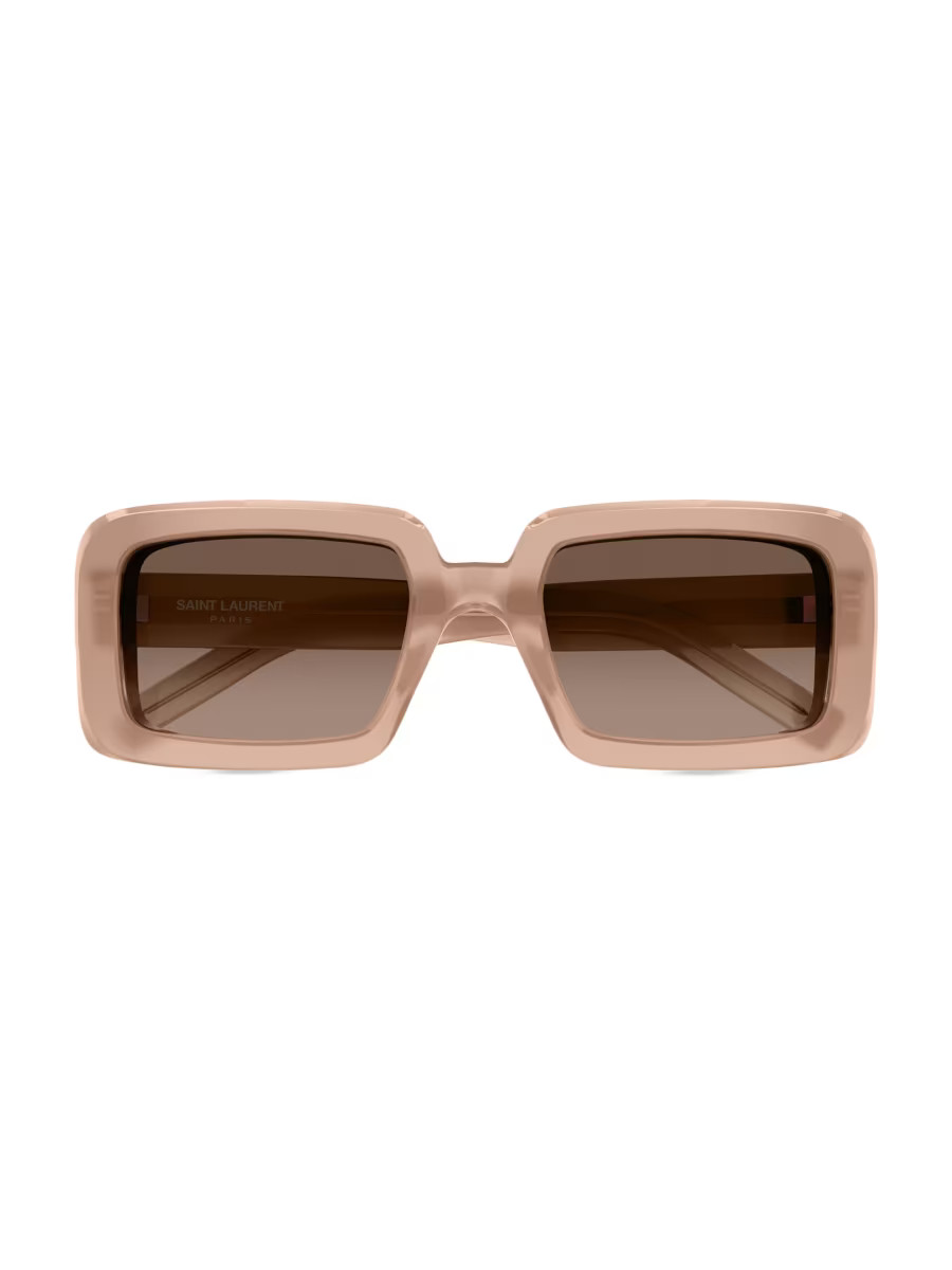 Fashion Icons 52MM Sunrise Acetate Rectangular Sunglasses | Saks Fifth Avenue