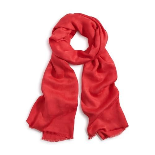 KARL LAGERFELD Paris Women's Accessories Scarf,Apple Red,0S | Amazon (US)