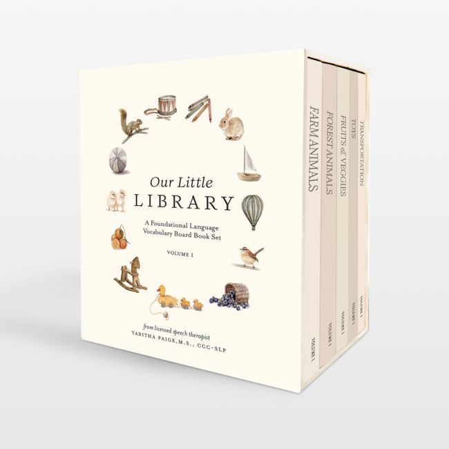 Our Little Library Baby Board Book Box Set by Tabitha Paige | Crate & Barrel