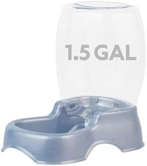 Petmate Pet Cafe Cat and Dog Water Dispenser - Water Bowl for Cats and Dogs, USA Made, 1.5 GAL, P... | Amazon (US)