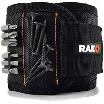 RAK Magnetic Wristband with Strong Magnets for Holding Screws, Nails, Drill Bits - Best Unique Ch... | Amazon (US)