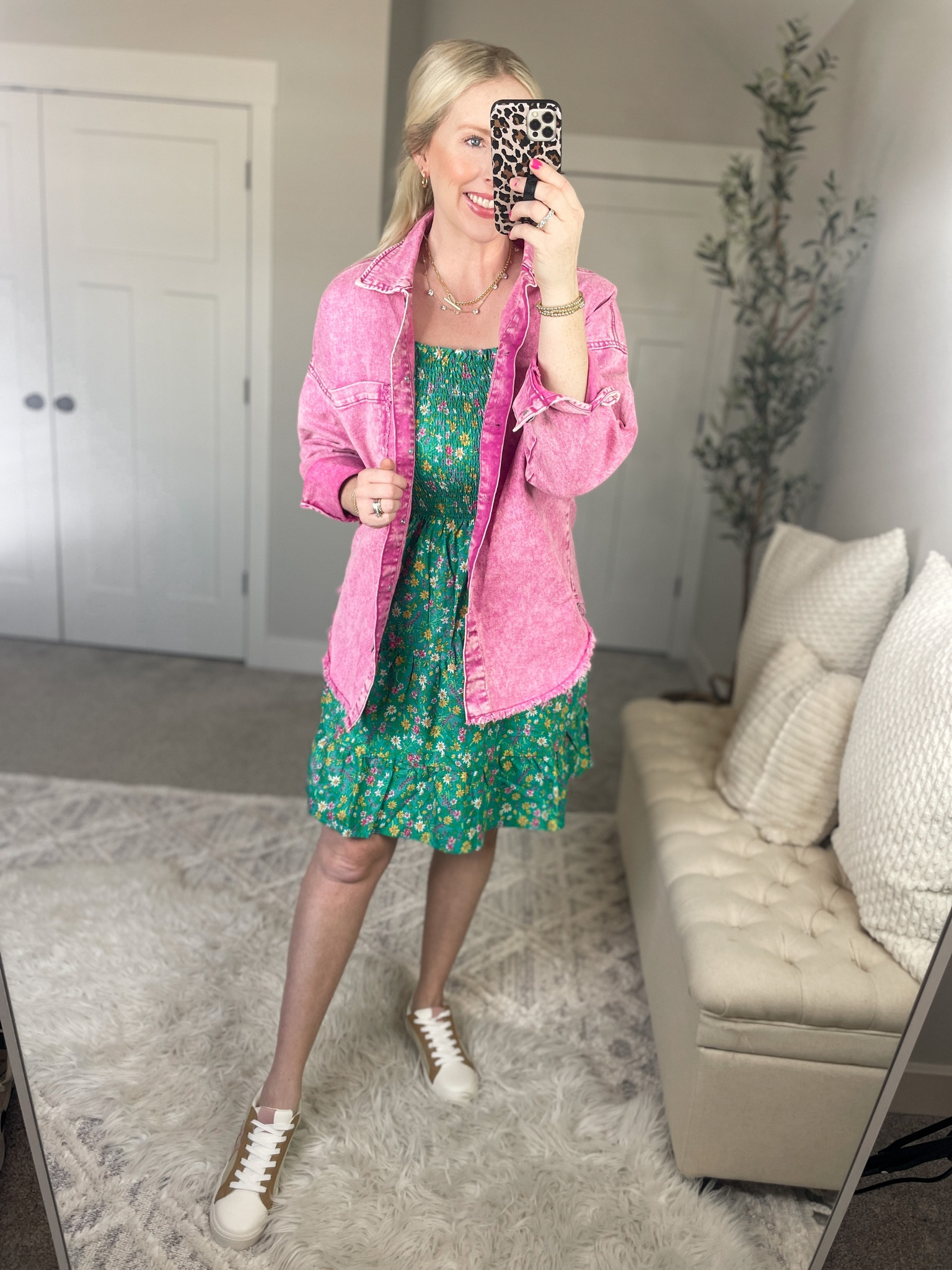 Daily try on, Walmart dress, Walmart fashion, Walmart outfit, time and tru, pink shacket, floral dress 

#LTKshoecrush #LTKunder50 #LTKstyletip