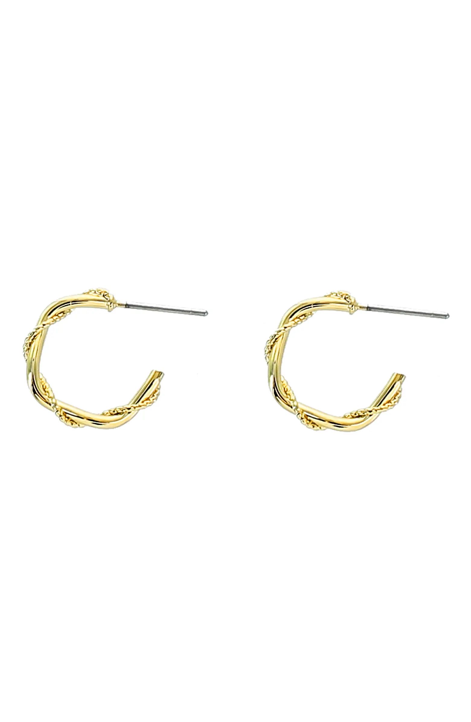 Mini Twist Hoop Earrings | Nordstrom