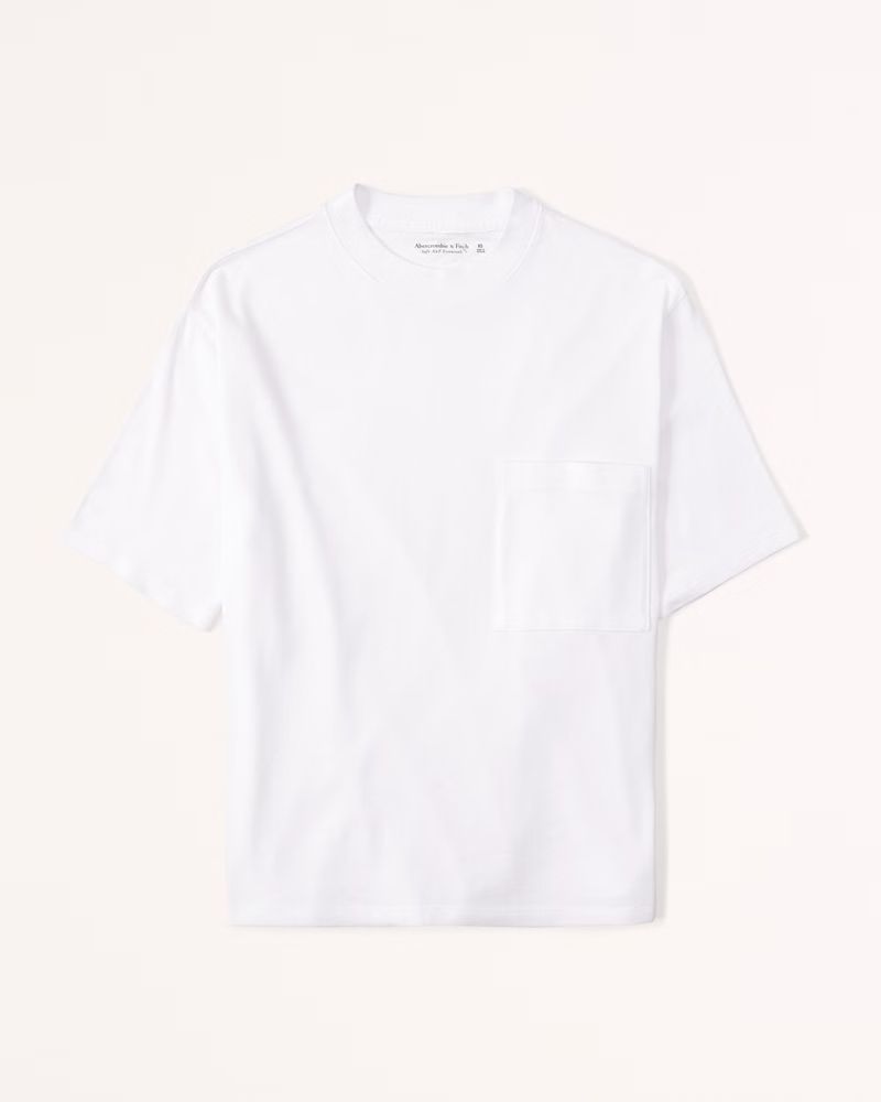 Half-Sleeve Easy Tee | Abercrombie & Fitch (US)