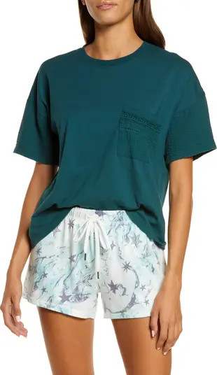 PJ Salvage Gauzing Around Cotton Lounge Shirt | Nordstrom | Nordstrom