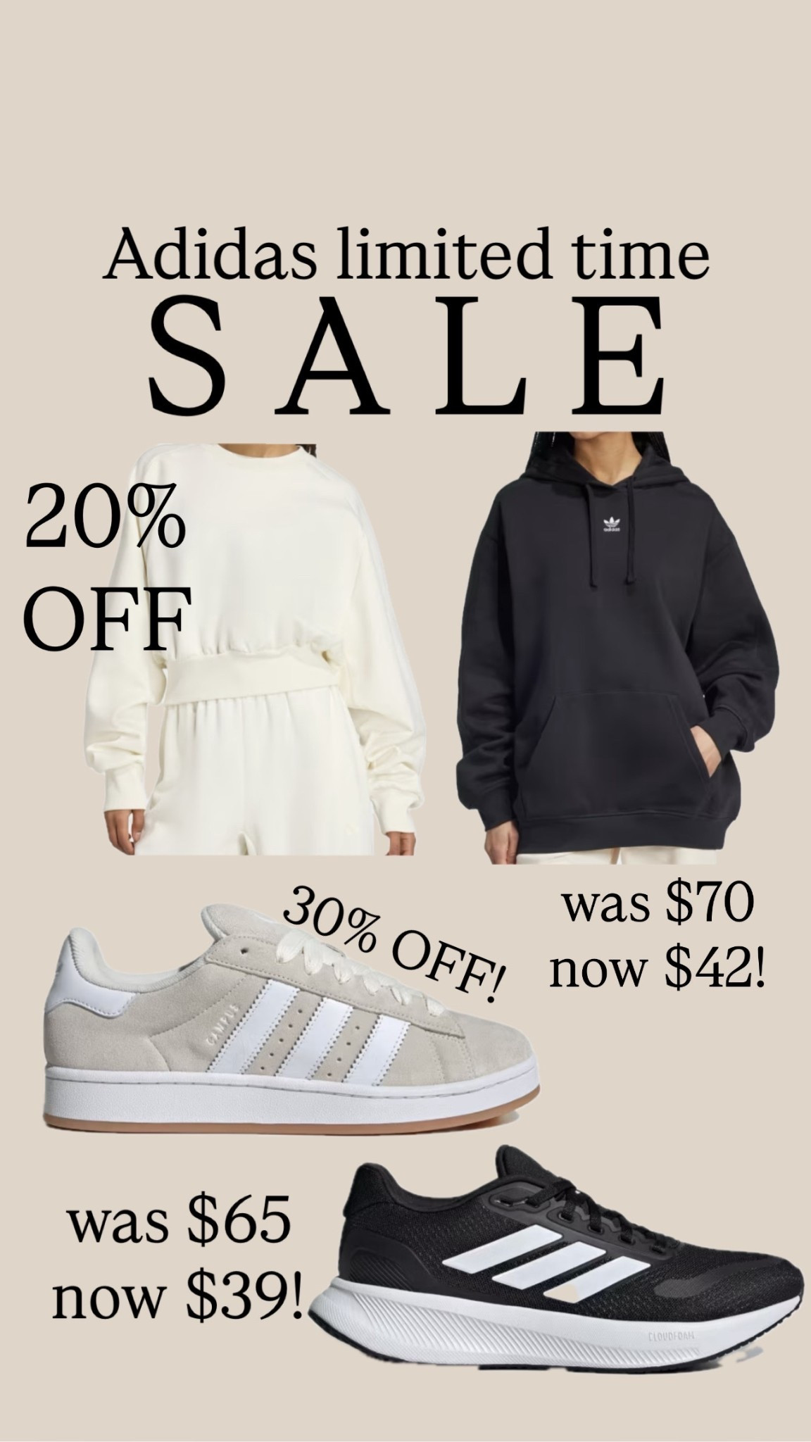 Adidas limited time sale!!

Christmas gift ideas for her 
