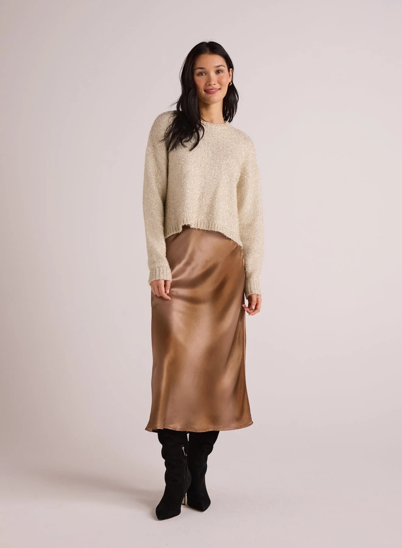 Nora Midi Bias Skirt - Gold Gradient Print - Bella Dahl | Bella Dahl