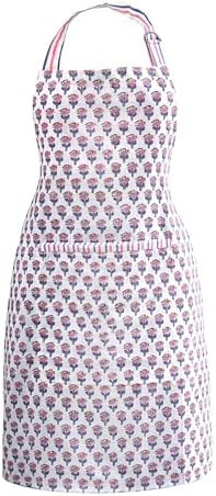CPC Cotton Floral Kitchen Apron for women with Pocket and Adjustable Neck Ties. Apron for Women M... | Amazon (US)