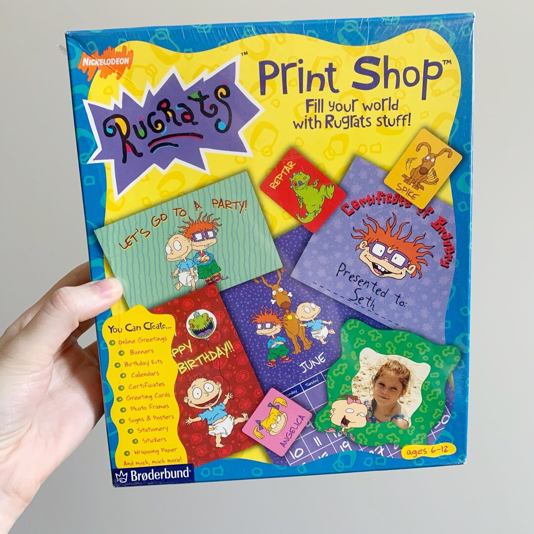 Rugrats Print Shop Nickelodeon 1998 Vintage NEW | Etsy ROW