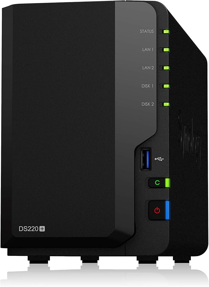Synology 2 Bay NAS DiskStation DS220+ (Diskless) | Amazon (US)