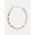 Scenario Women's Gold-Tone Chunky Twist Chain Necklace | Walmart (US)