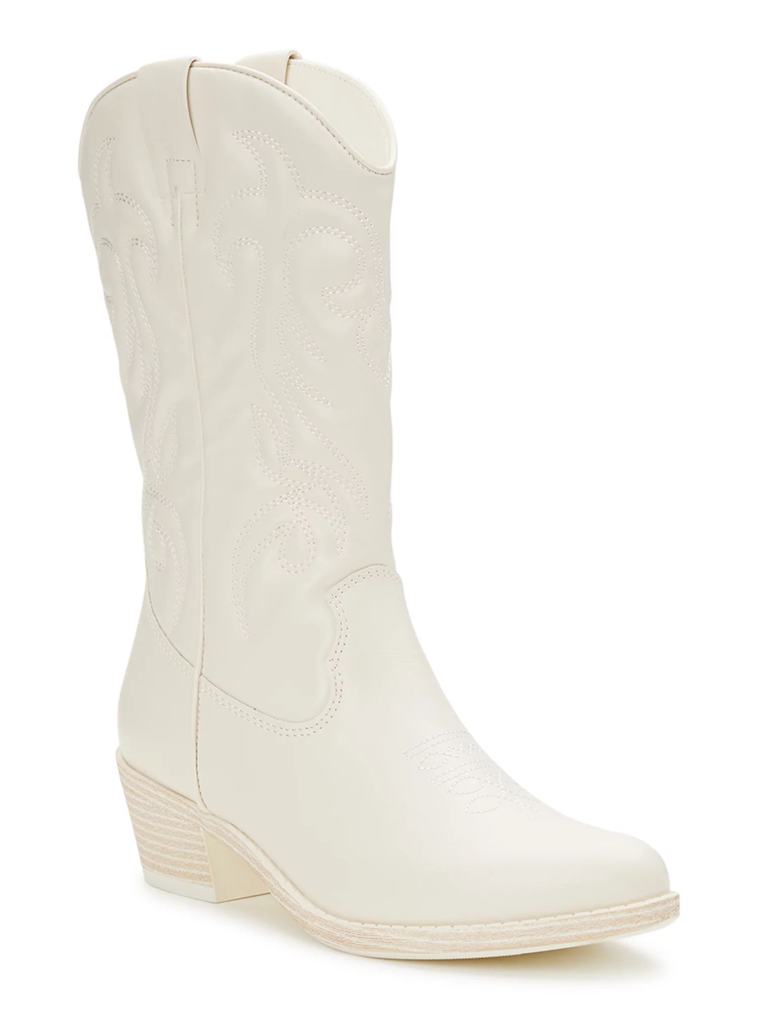 Madden NYC Women's Almond Toe Western Boots | Walmart (US)