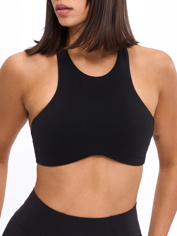 Curve Sports Bra - Onyx Black | Buffbunny