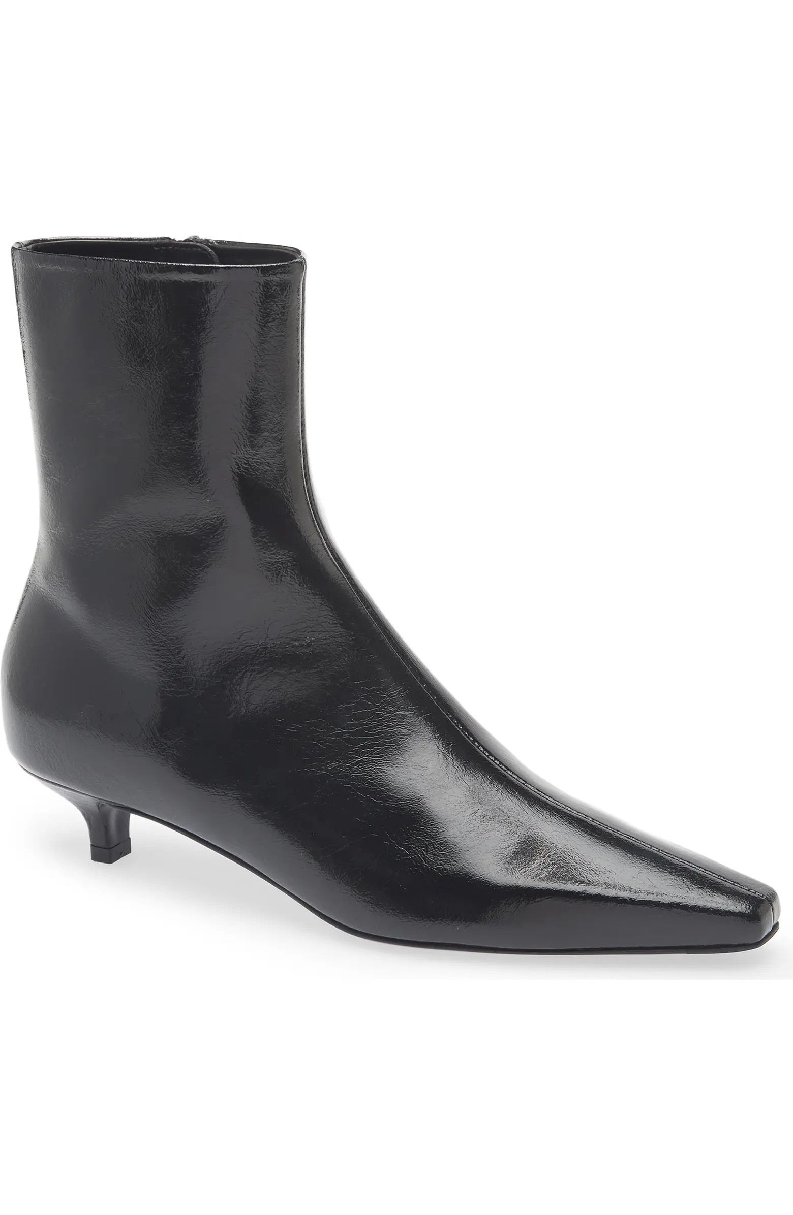TOTEME Slim Kitten Heel Pointed Toe Bootie (Women) | Nordstrom | Nordstrom