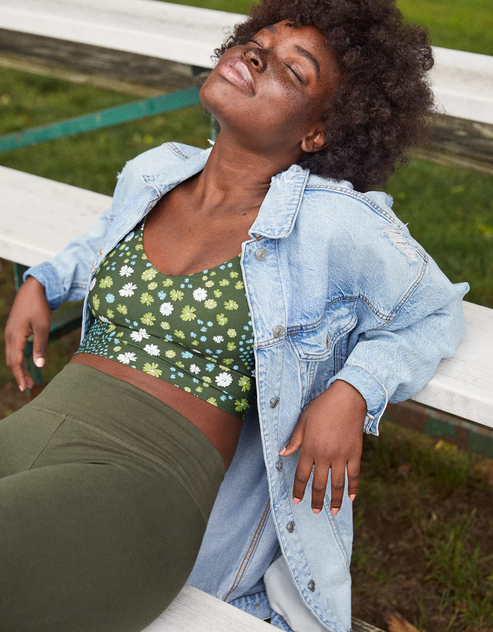 OFFLINE Oversized Boyfriend Denim Jacket | American Eagle Outfitters (US & CA)