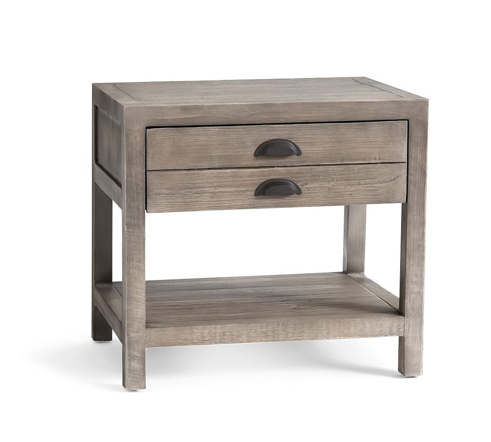 Architect's 26" Reclaimed Wood End Table | Pottery Barn (US)