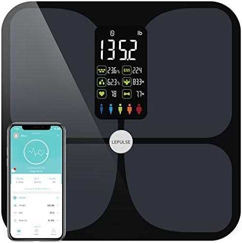 Scales for Body Weight and Fat, Lescale Large Display Weight Scale, High Accurate Body Fat Scale ... | Amazon (US)