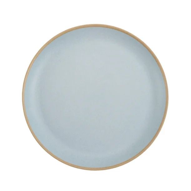 Better Homes & Gardens- Teal Reactive Round Bamboo Melamine Dinner Plate - Walmart.com | Walmart (US)