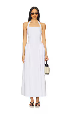 4th & Reckless Bonita Halter Dress in White from Revolve.com | Revolve Clothing (Global)