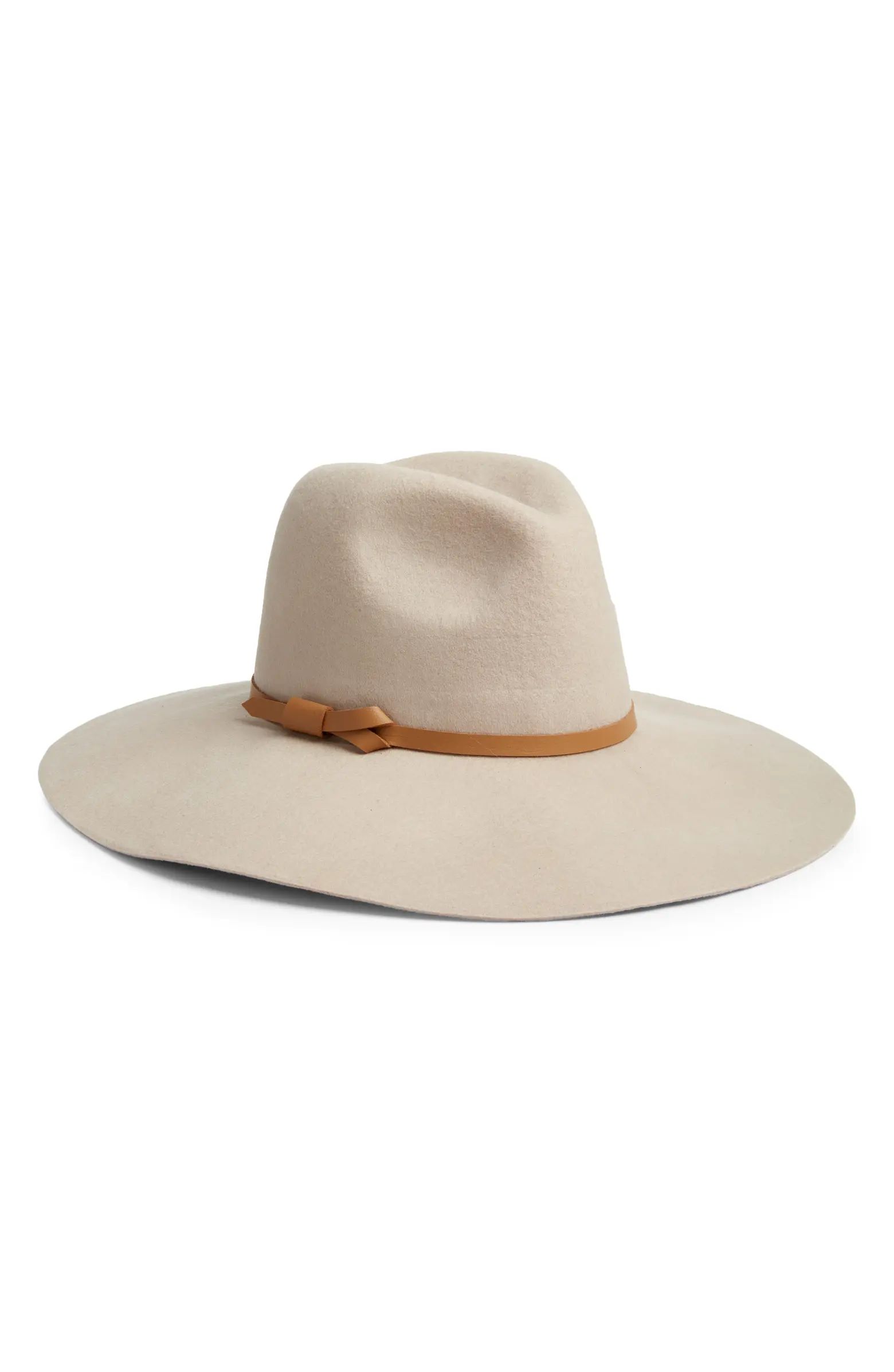 Nordstrom Wide Brim Wool Felt Panama | Nordstrom | Nordstrom