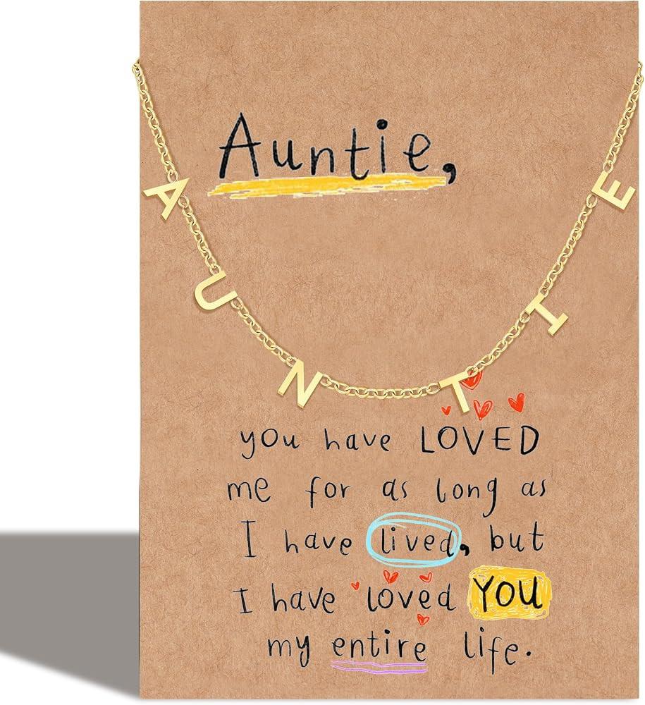 Necklaces Gift for Mother Aunt Auntie Grandma Gigi Nana Sister Mothers Day Pendant Necklace Birth... | Amazon (US)