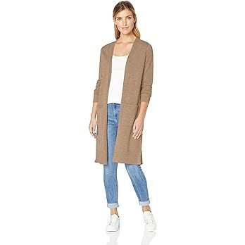 Amazon Essentials Women's Lightweight Longer Length Cardigan Sweater (Available in Plus Size) | Amazon (US)