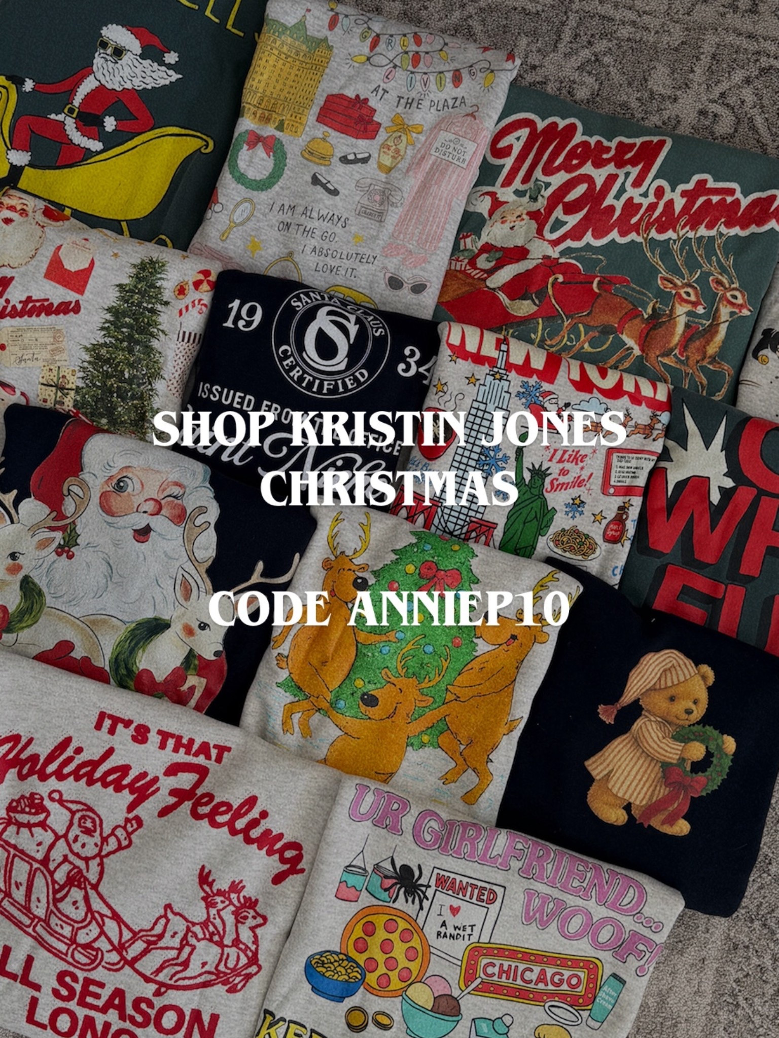 Cutest festive Christmas sweatshirts!!!! I wear the XL!