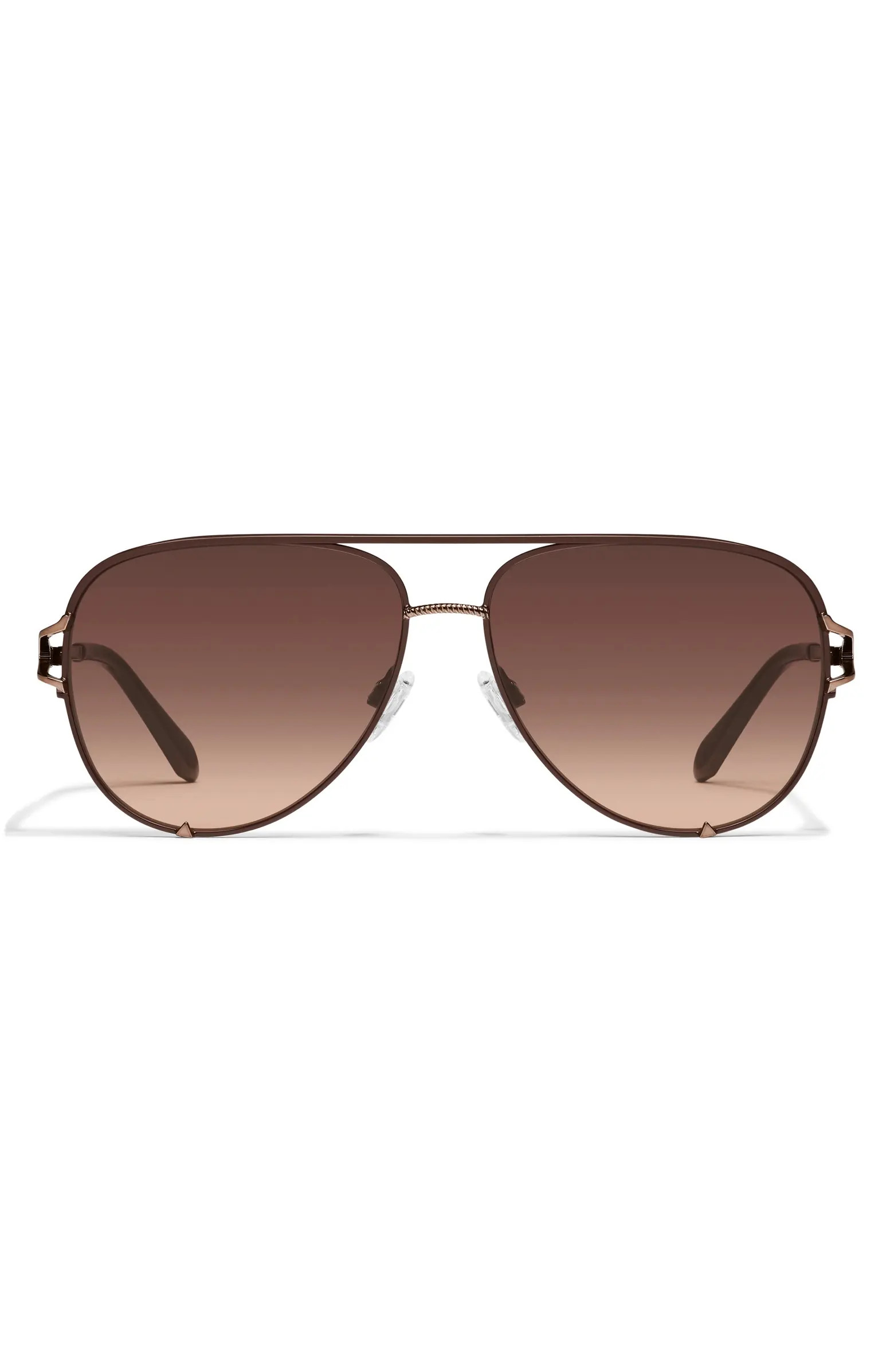 QUAY High Key 51mm Gradient Aviator Sunglasses | Nordstrom | Nordstrom