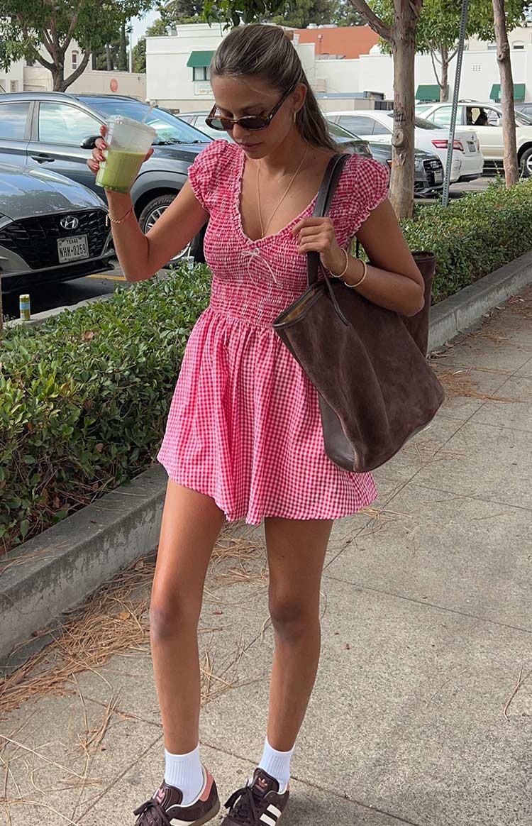 Raldo Red Gingham Playsuit | Beginning Boutique (US)