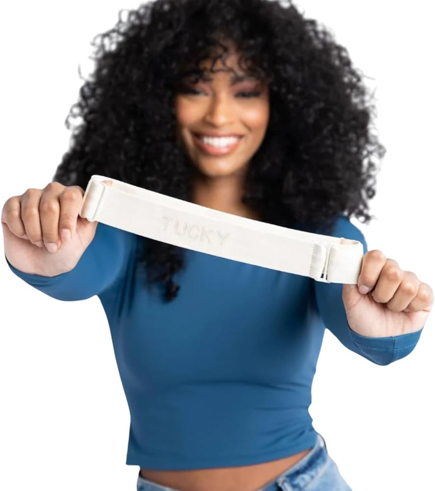 Tucky Elastic Adjustable No-Show Invisible Stretch Belt for Women, Men, and Teen Instantly Tucks ... | Amazon (US)