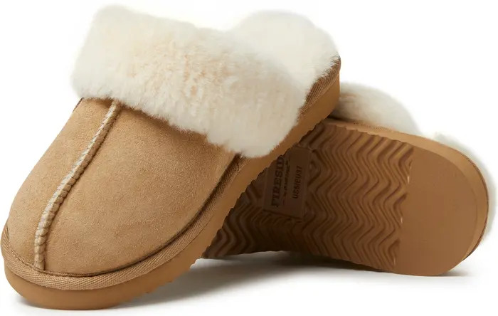 Fireside Sydney Genuine Shearling Scuff Slipper (Women) | Nordstrom