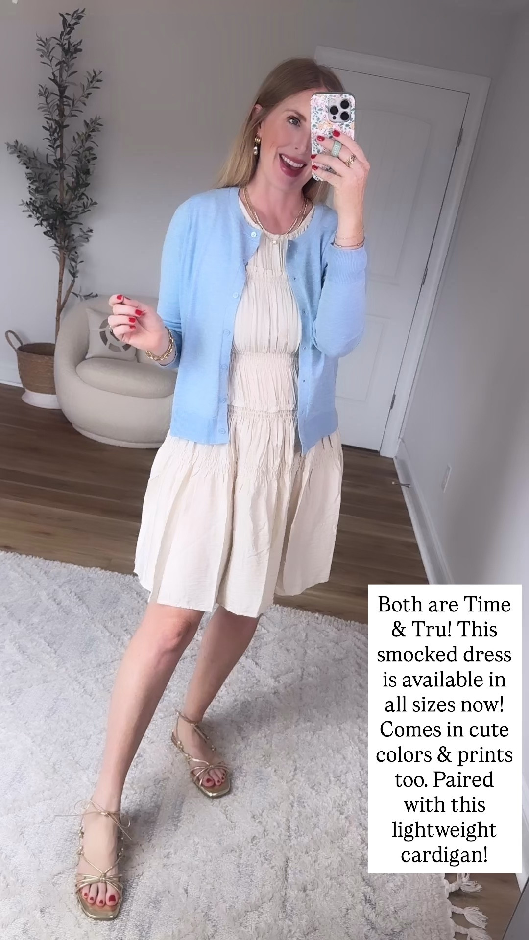 Walmart try on, time and tru, Walmart style, smocked dress

#LTKmomlife #LTKootd