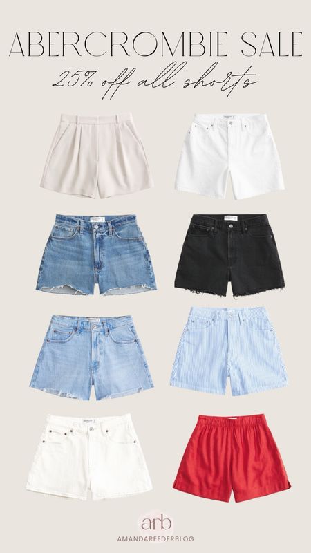 Abercrombie Sale Alert! 25% off all
shorts! These are my absolute favorite midsize curvy shorts!! 

#LTKSaleAlert #LTKPlusSize #LTKMidsize