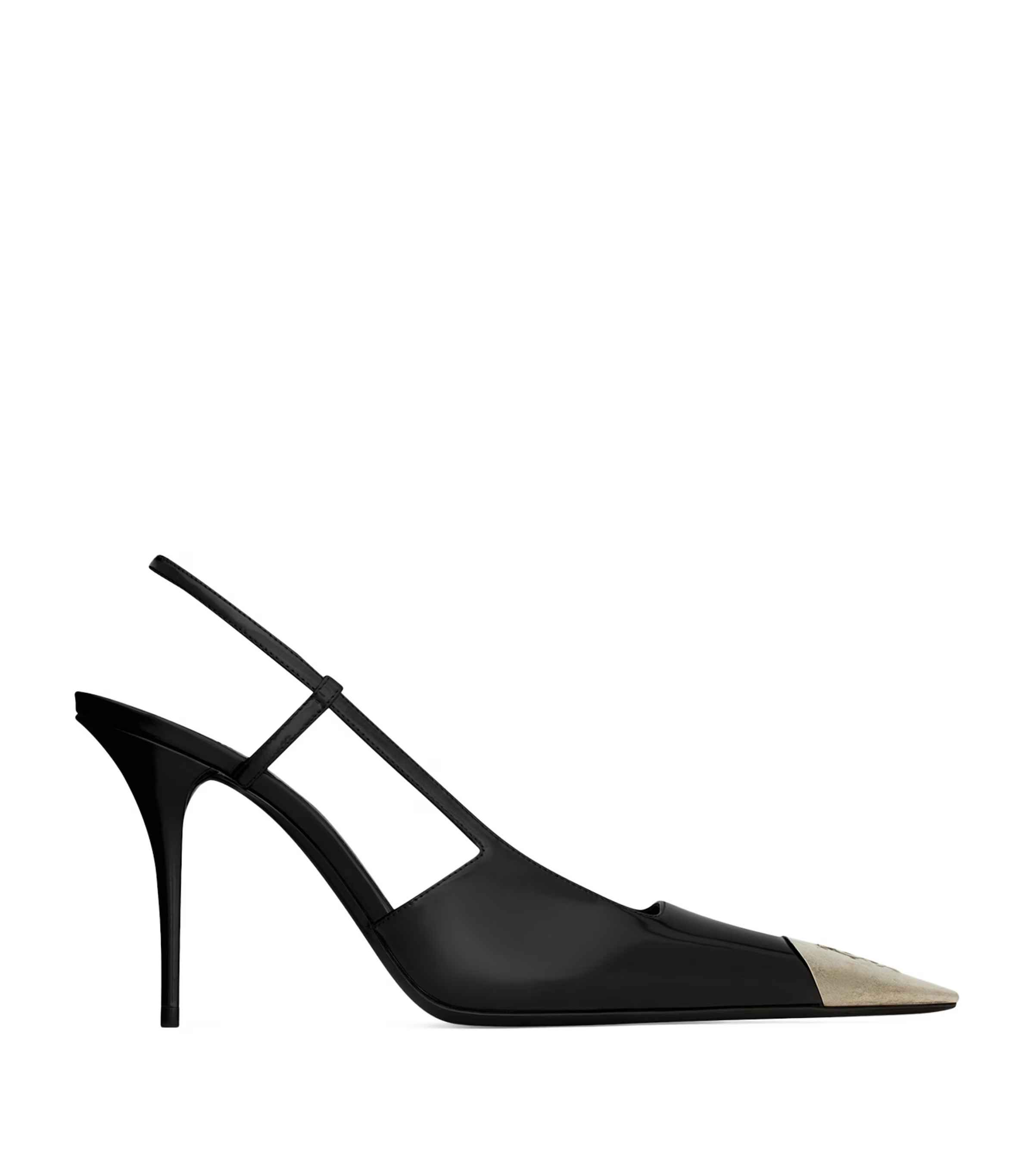 Saint Laurent Leather Jeanne Slingback Pumps 90 | Harrods