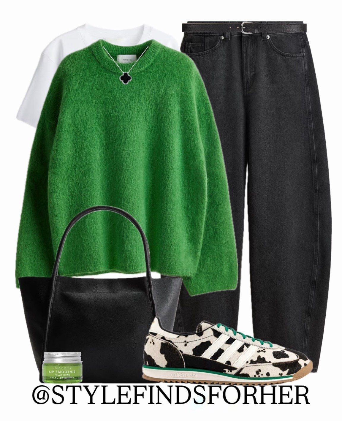 If you needed a sign to add green to your wardrobe, this is it 💚
Full outfit is 15% OFF and the trainers are just £65 in the sale 👟

Link in stories/JANUARY highlights and bio 
#outfitsale #adidastrainers #mohairstyling #hmhaul #outfits

#LTKwinter #LTKsale #LTKuk