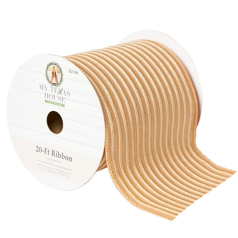 My Texas House Beige Polyester Ribbon, 20‘ | Walmart (US)