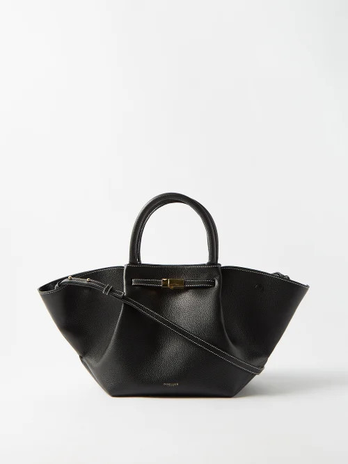 Demellier - New York Midi Grained-leather Cross-body Bag - Womens - Black | Matches (UK)