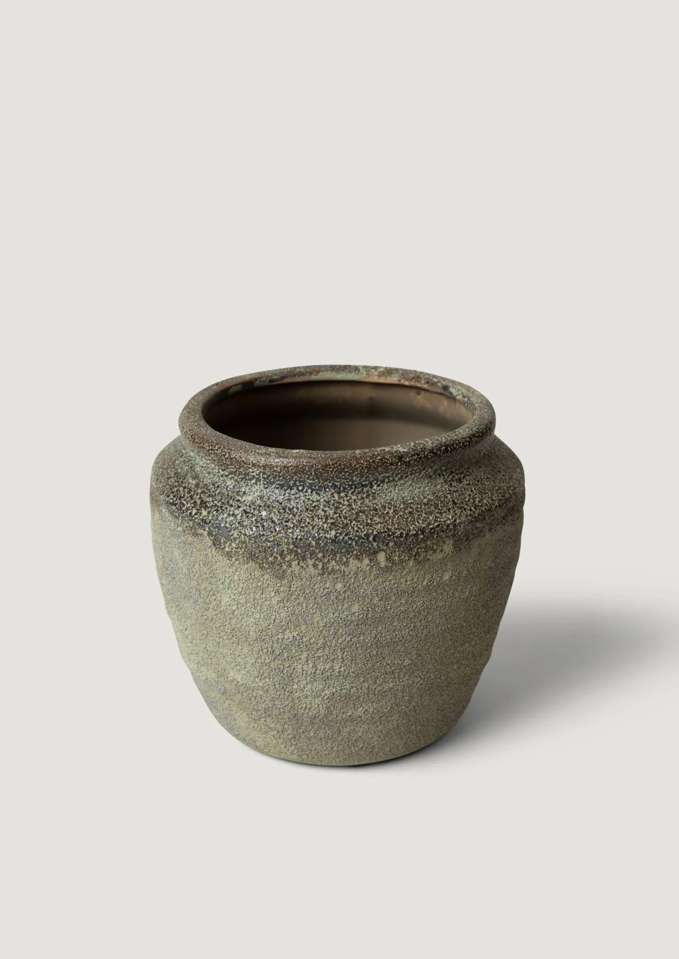Ceramic Pot in Earth Tones | Planters for Fake Plants at Afloral.com | Afloral
