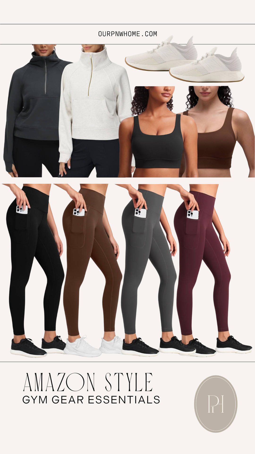 Top Amazon finds that are perfect for your next workout!

black leggings, brown leggings, dark gray leggings, maroon leggings, gym leggings, yoga leggings, workout leggings, black sports bra, brown sports bra, white half-zip pullover, dark gray half-zip pullover, sweatshirt, gym gear, workout clothes, workout gear, gym clothes, sneakers, gym shoes, fitness goals, gym goals 

 #LTKootd #LTKfitnessgoals #LTKmorningroutine