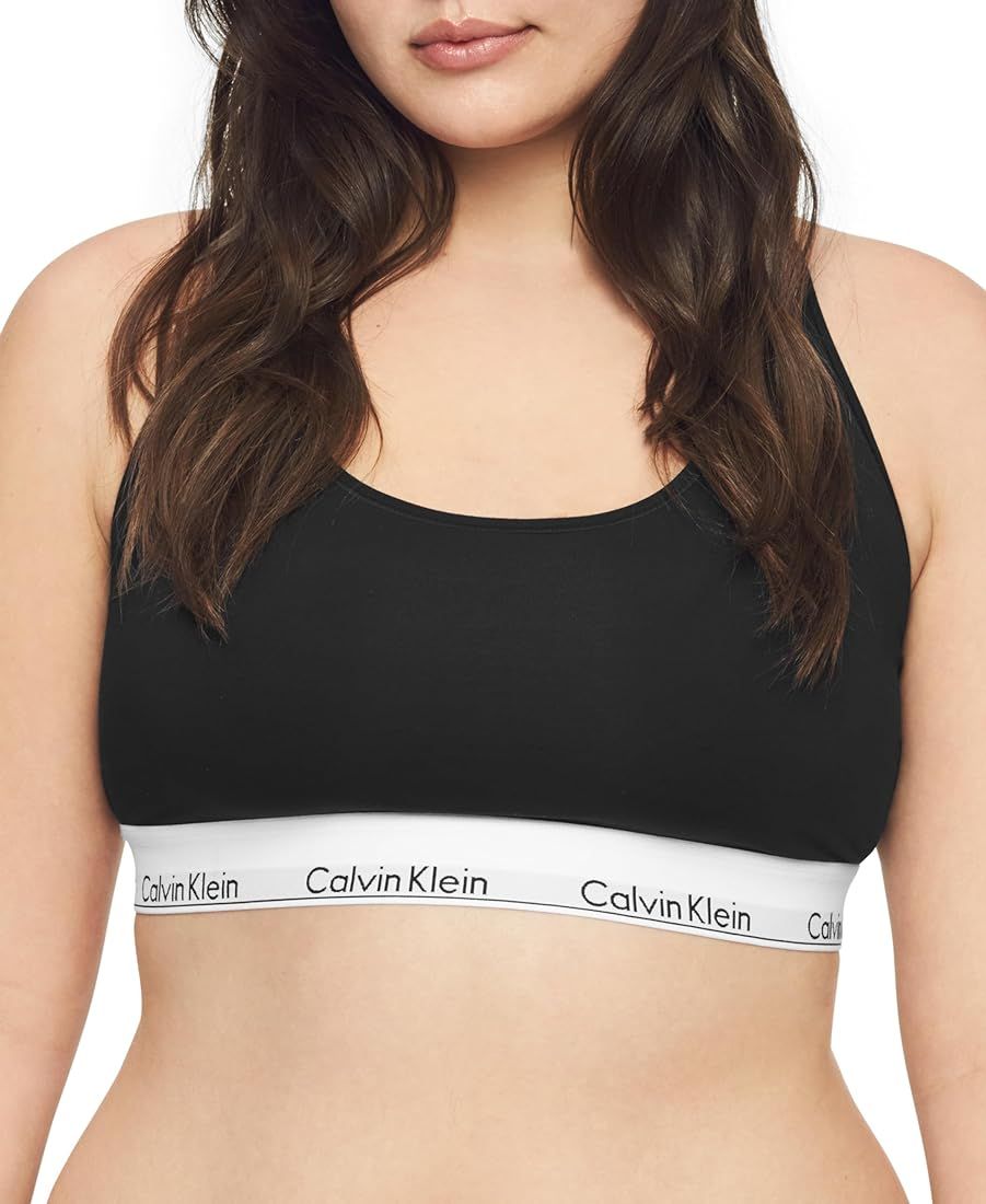 Calvin Klein Women's Modern Cotton Unlined Wireless Bralette | Amazon (US)