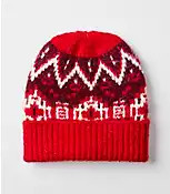 Fair Isle Beanie | LOFT