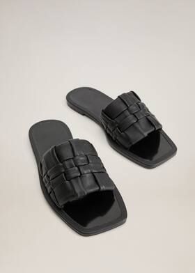 Sandale mit Flecht-Design | MANGO (DE)