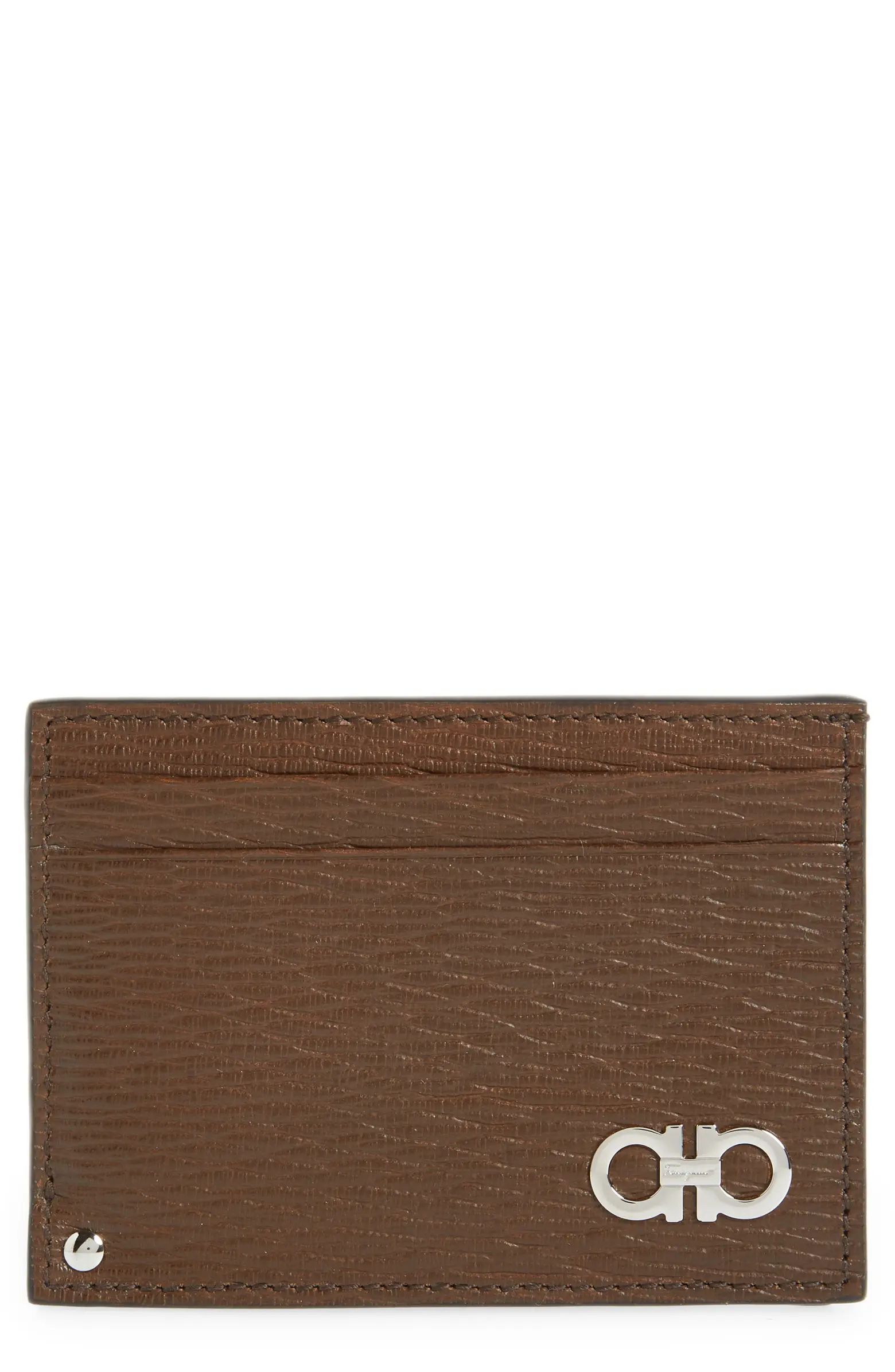 Revival Double Gancio Leather Card Case | Nordstrom