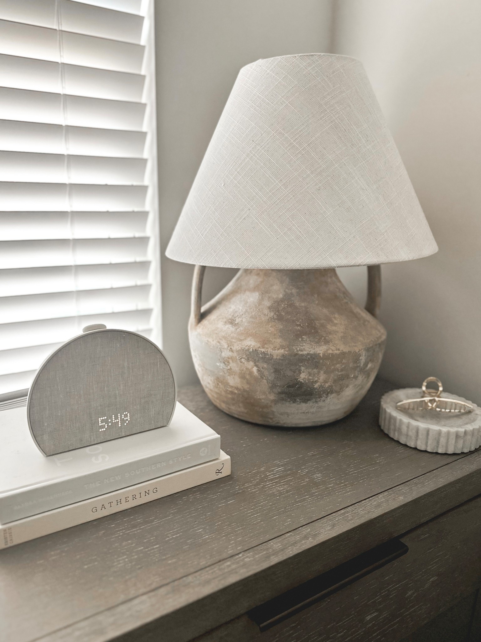 Nightstand Essentials 

(Lamp is  Port & Penny) 