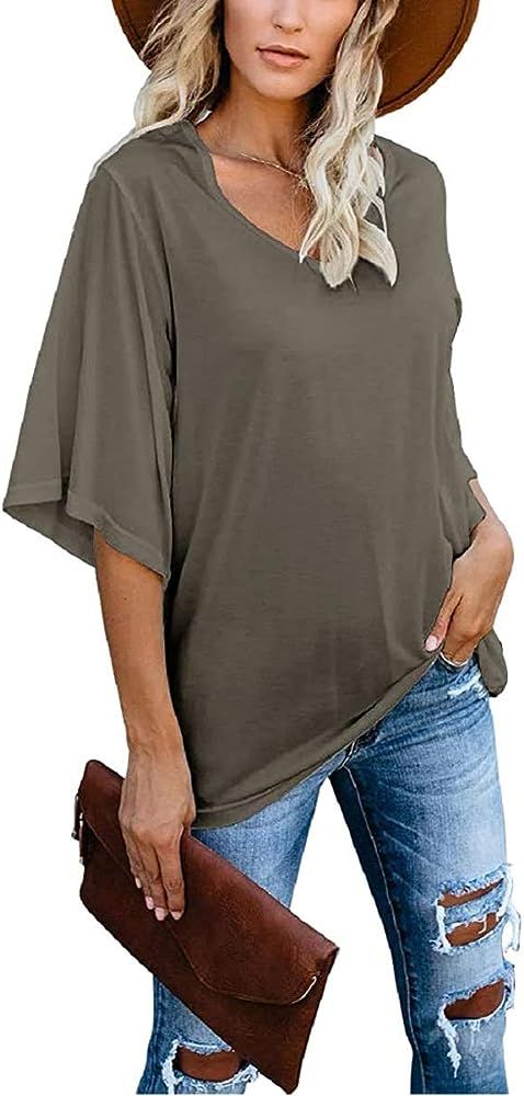 Bell Sleeve Tshirt | Amazon (US)