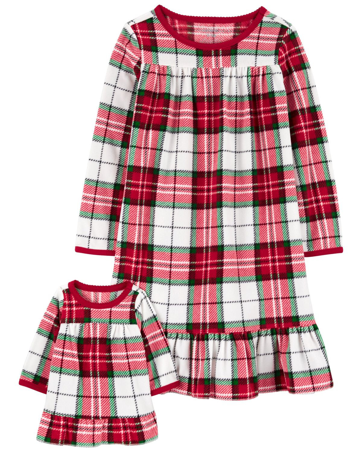 2-Piece Fleece Nightgown & Matching Doll Nightgown - Carter's | Carter's | Carter's Inc