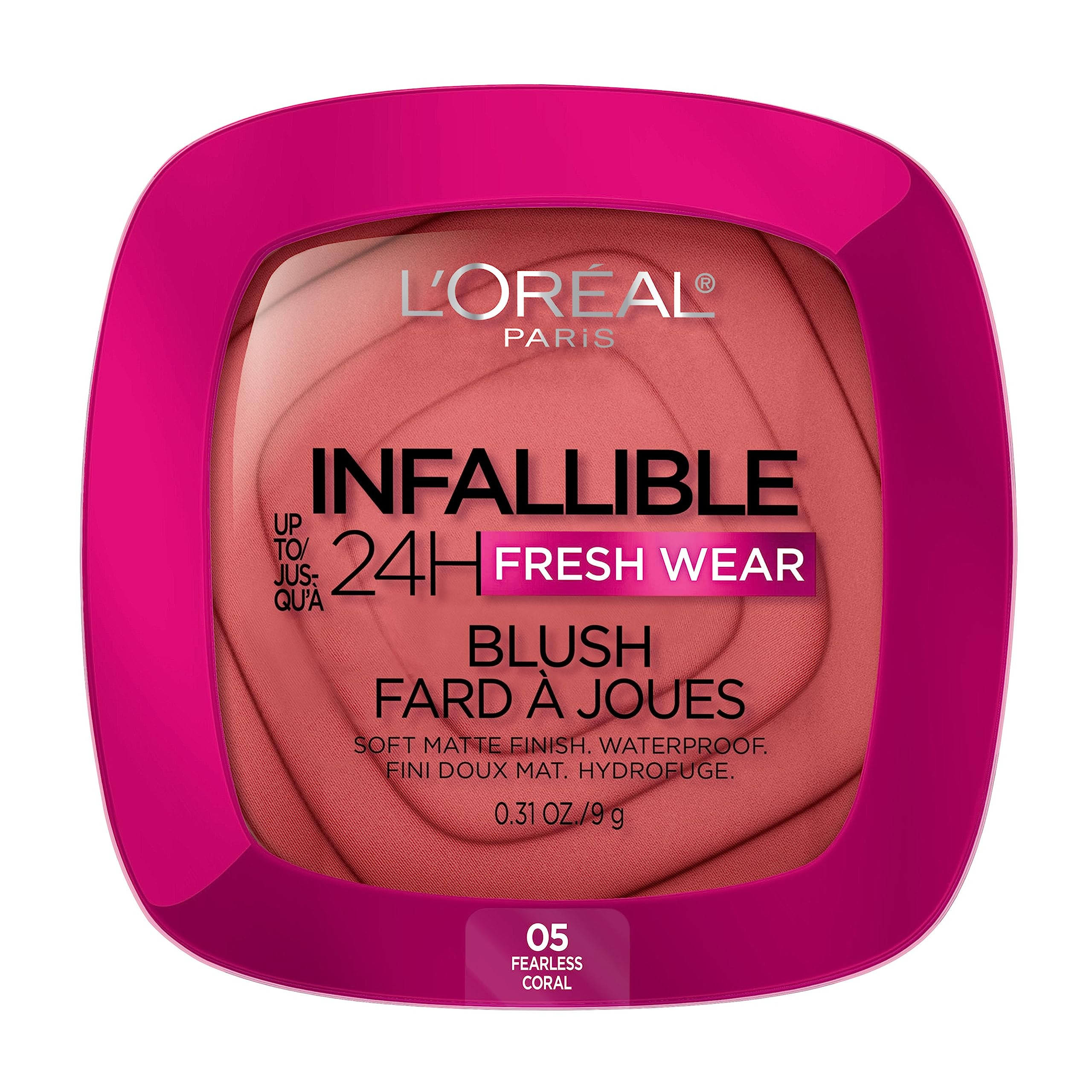 L’Oréal Paris Infallible 24H Freshwear Blush, Long-Lasting, Waterproof & Soft Matte Finish, Fe... | Amazon (CA)