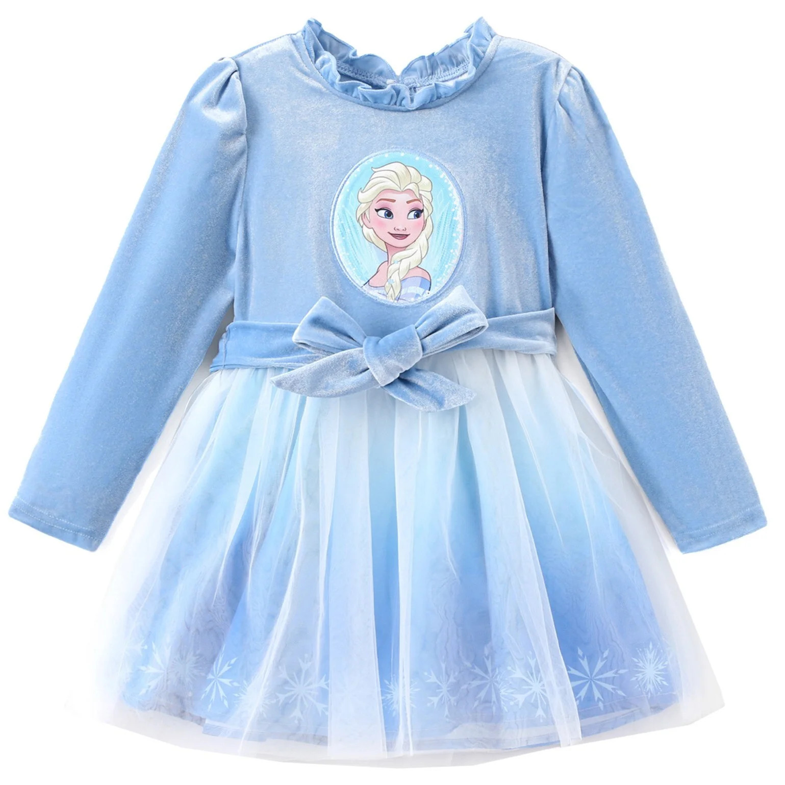 Disney Frozen Girls Dresses Elsa Character Mesh Tutu Party Skirt Birthday Gift Sizes 2-6 | Walmart (US)