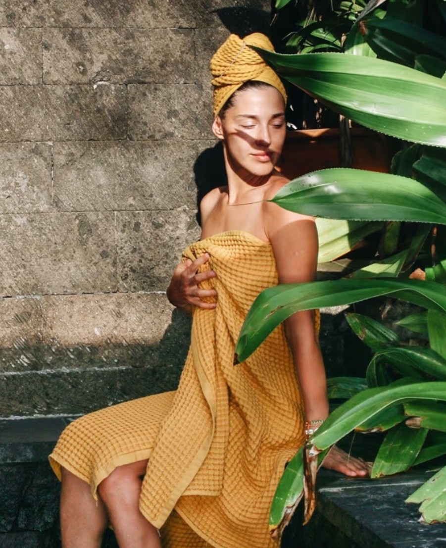 Burnt yellow waffle bath sheets with that warm summer spa-at-home feel. 🌿 Perfect for the bath, beach, pool, guest bathroom, vacation house, or outdoor shower setup when you want towels that feel soft, oversized, and elevated. The Turkish cotton, waffle texture, and larger bath sheet size make them feel more luxurious than basic towels while still being easy to use every day. 

Grab this 4 pack if your summer towel stack needs a brighter, prettier upgrade. ☀️

#LTKHome #LTKselfcare #LTKBeauty